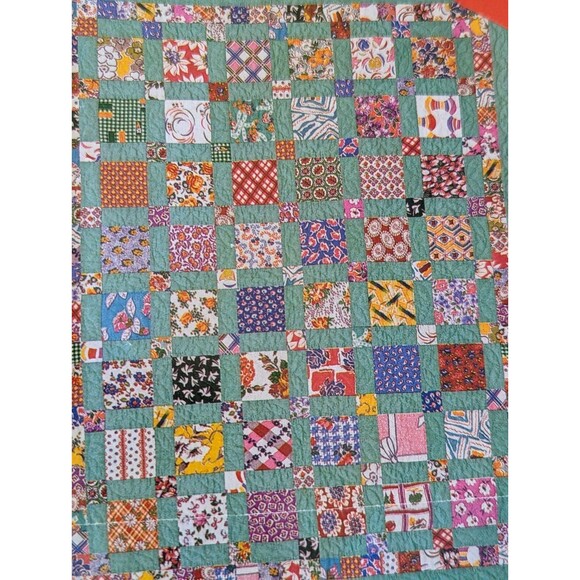 Vintage Quilting Magazine Feed Sack Patches Lap Quilt Materials Fabrics Pattern - Picture 2 of 3